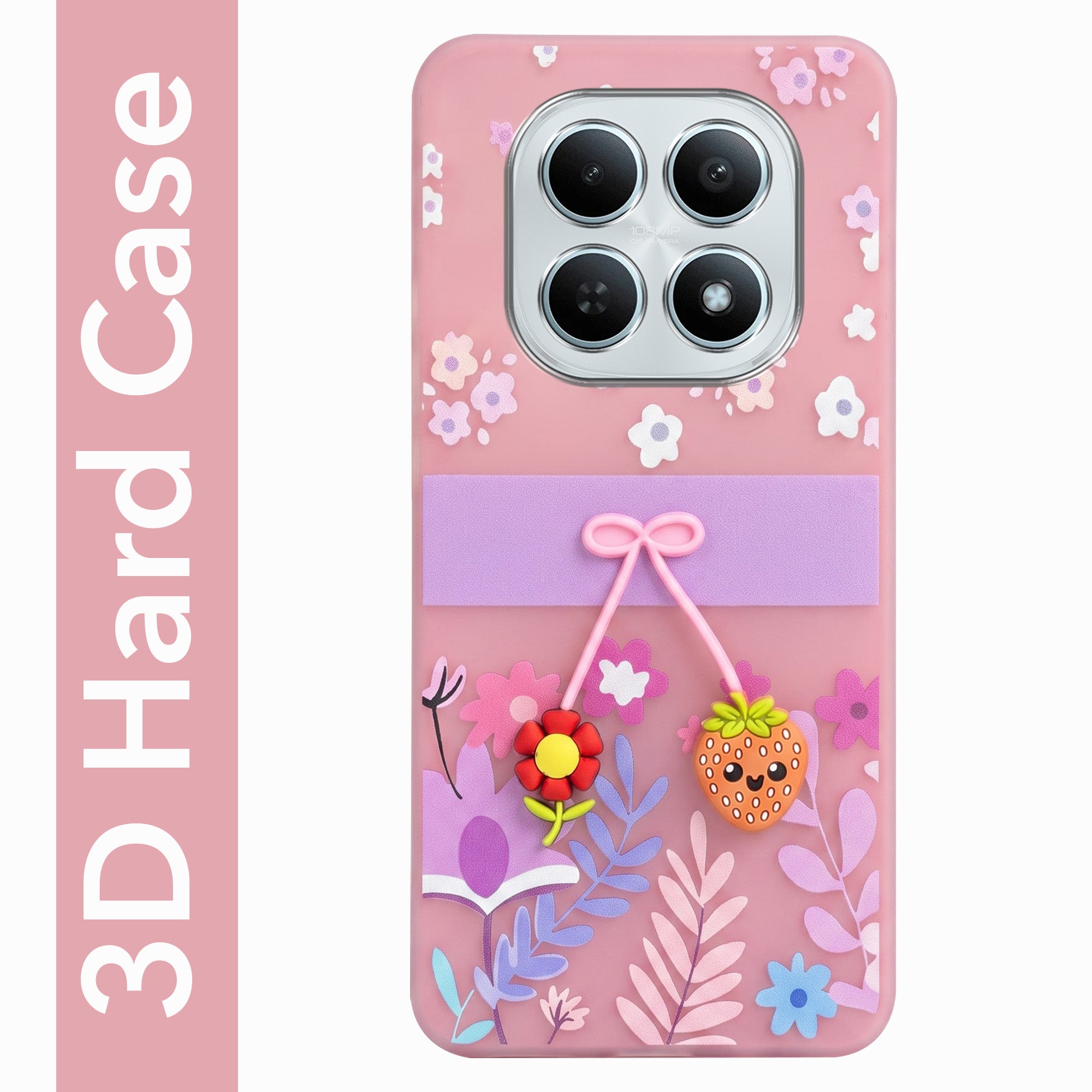 For Xiaomi Redmi Note 15 5G | Redmi Note 15 SE 5G Back Cover Case (3D Cute Cartoons | Hard Back Side Soft | Matte Premium Finish | HD Printing)