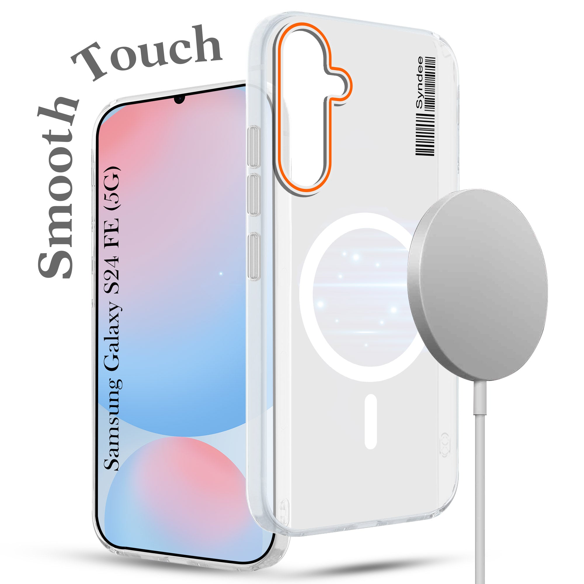 For Samsung Galaxy S24 FE Back Cover Case (Soft Touch | Camera Bump Protection | MagSafe Compatible | Matte Finish)