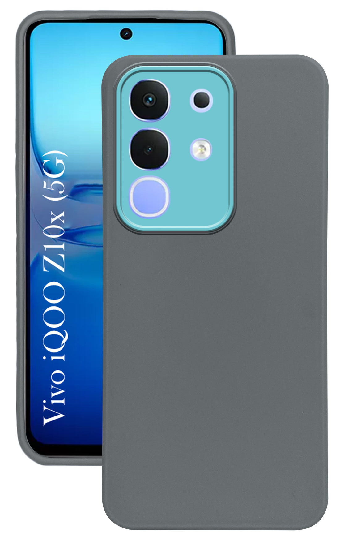 For Vivo iQOO Z10x Back Cover Case ( Dual Color Matte Finish | Full Camera Protection | Sleek and Professional)