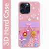 For Apple iPhone 15 Pro Max Back Cover Case (3D Cute Cartoons | Hard Back Side Soft | Matte Premium Finish | HD Printing)