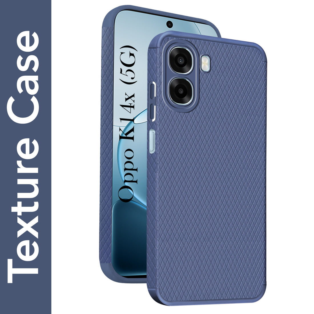 For Oppo K14x 5G Back Cover Case Liquid Silicone (Camera Protection | Side Grip Texture | Soft and Flexible)