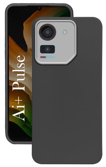 For Ai+ Pulse Back Cover Case ( Dual Color Matte Finish | Full Camera Protection | Sleek and Professional)