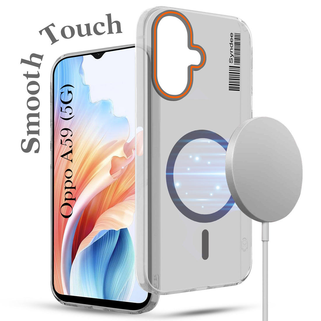 For Oppo A59 5G Back Cover Case (Soft Touch | Camera Bump Protection | MagSafe Compatible | Matte Finish)