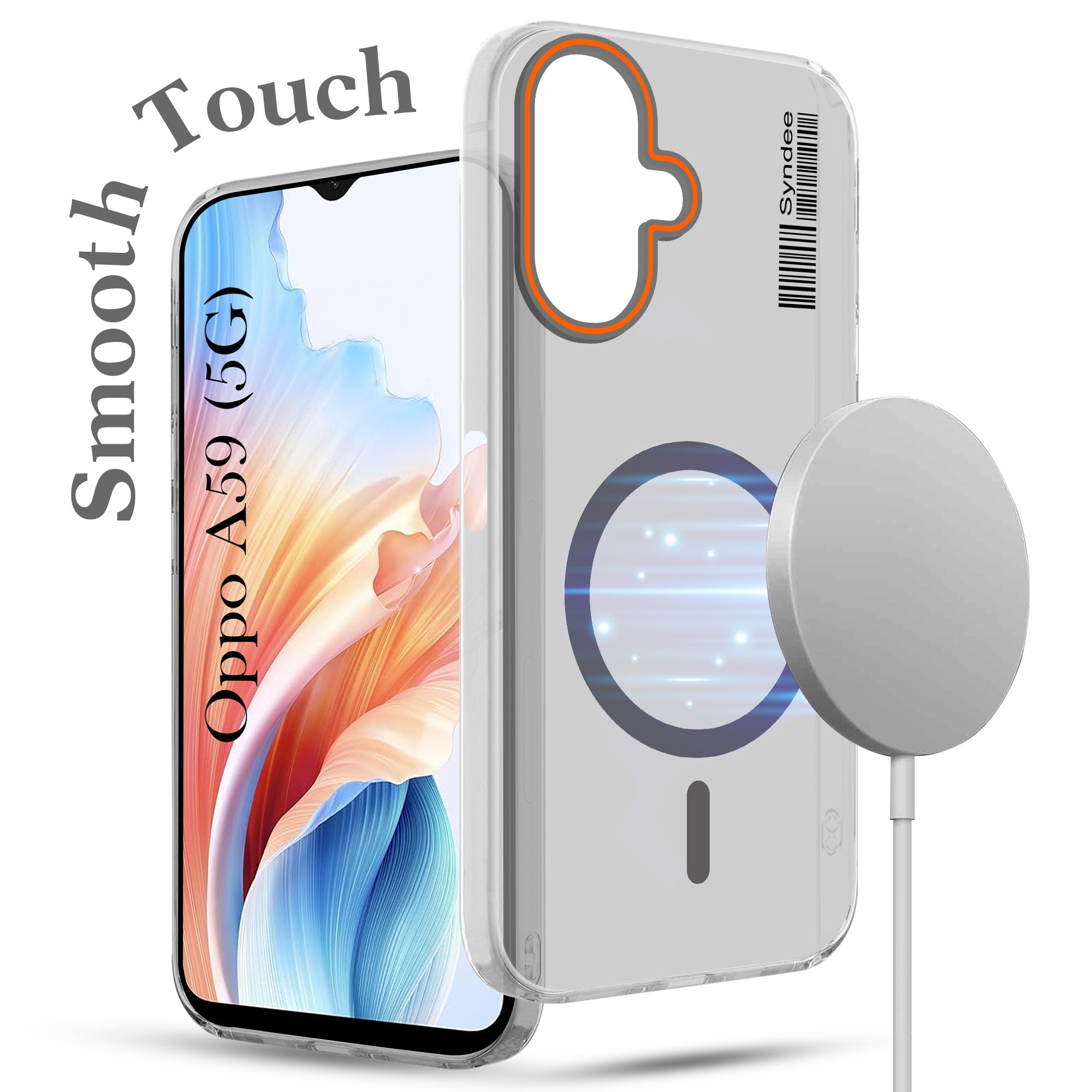 For Oppo A59 5G Back Cover Case (Soft Touch | Camera Bump Protection | MagSafe Compatible | Matte Finish)