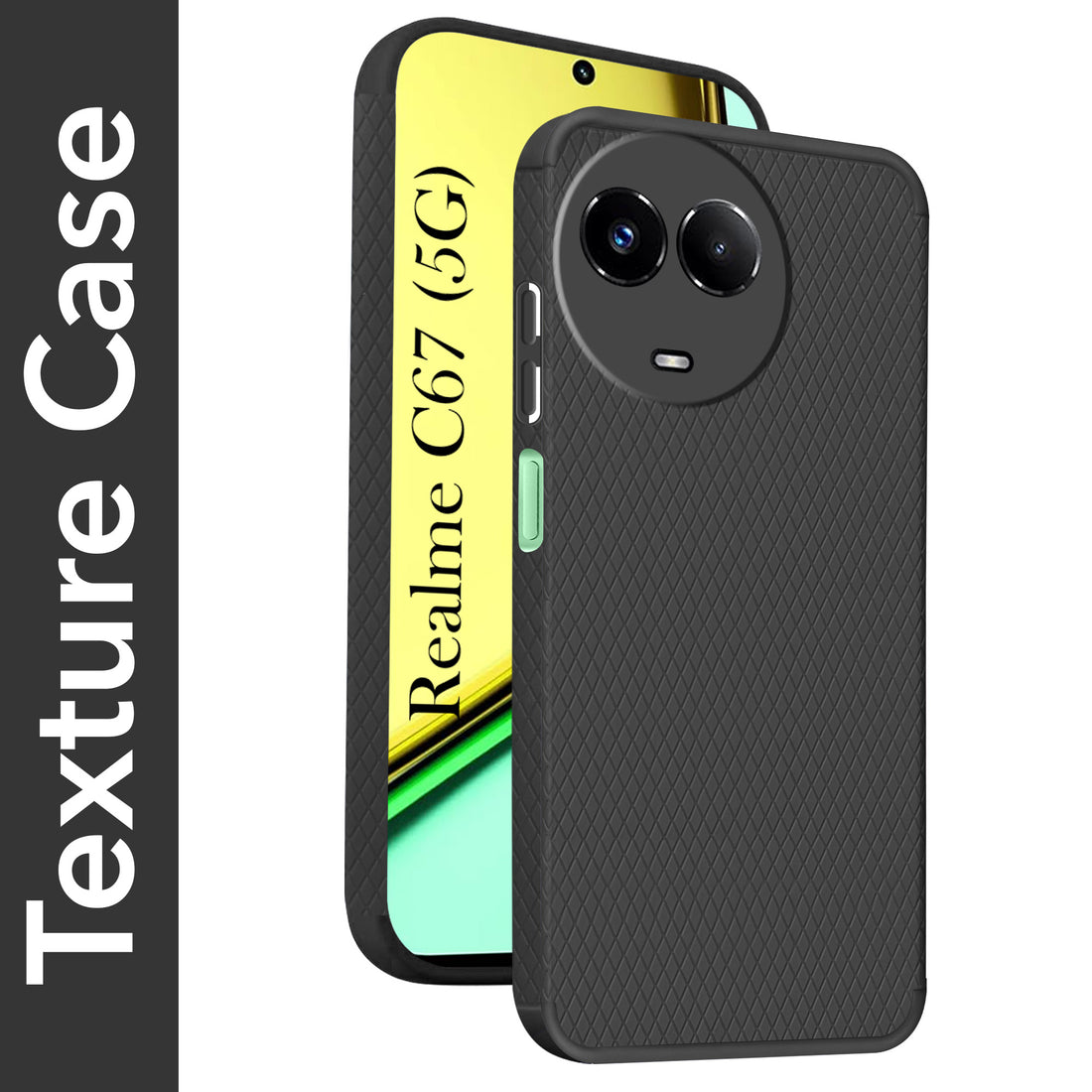 For Realme C67 Back Cover Case (Liquid Silicone | Side Grip | Camera Protection)