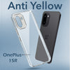 For OnePlus 15R Back Cover Case Lifetime Anti-Yellow Clear (Sleek Hard Crystal | Shockproof and Camera Protection)