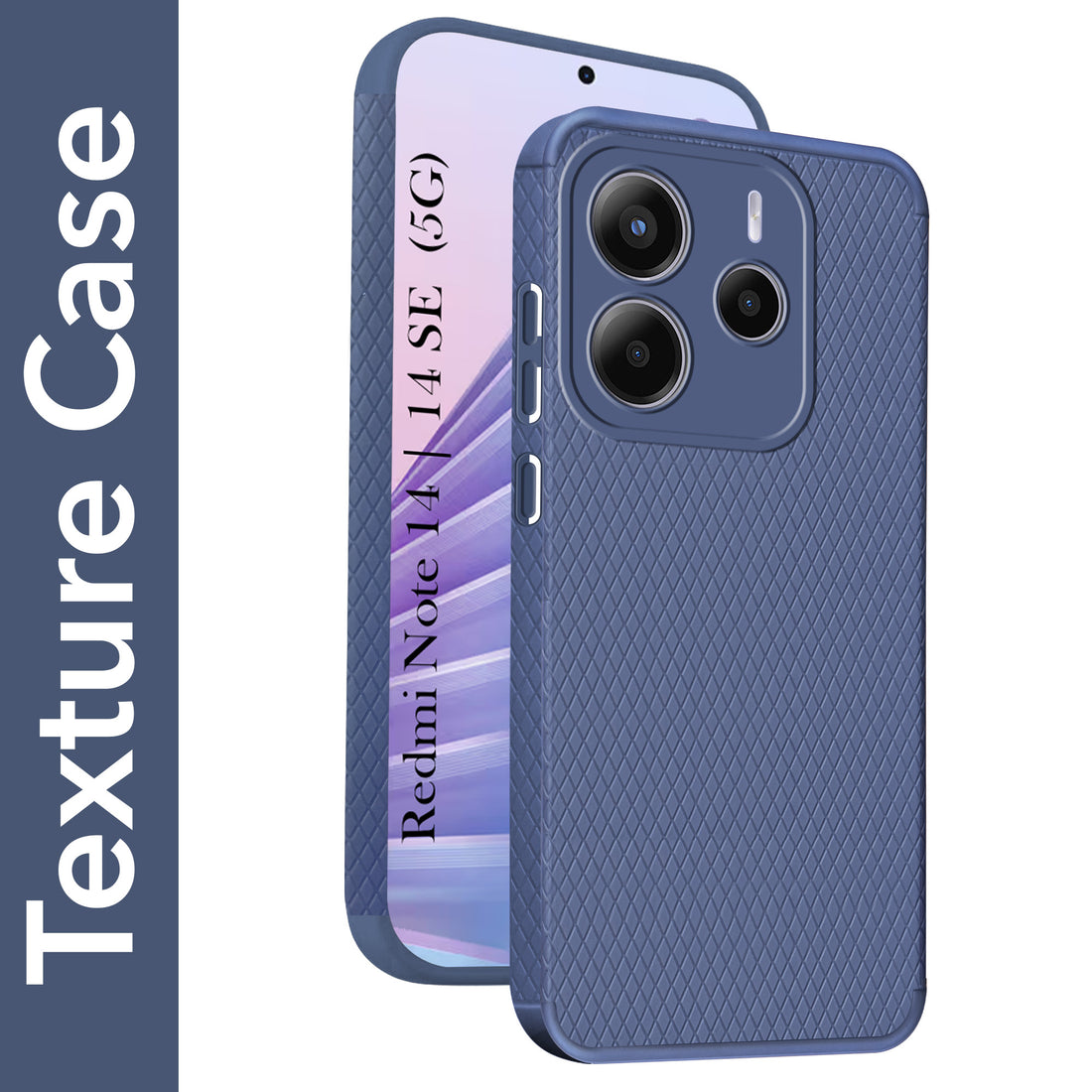 For Redmi Note 14 | Redmi Note 14 SE Back Cover Case (Liquid Silicone | Side Grip | Camera Protection)