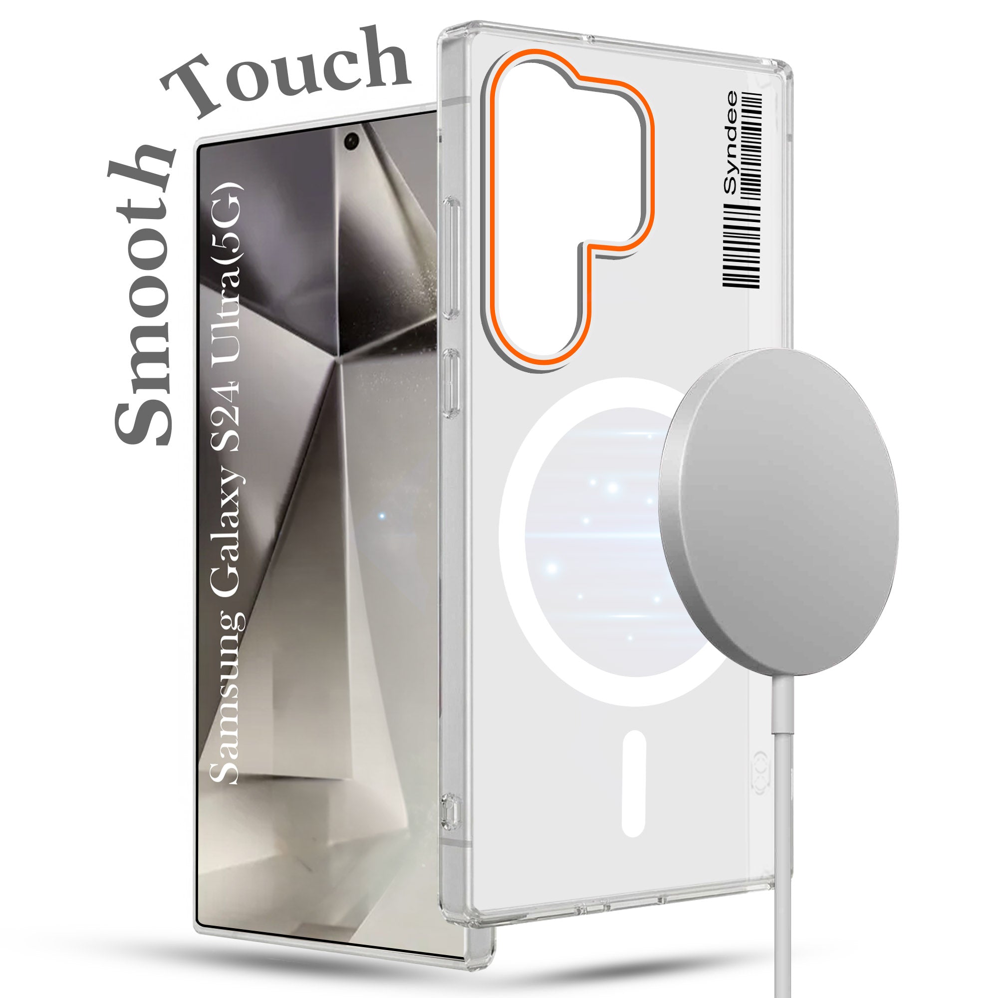 For Samsung Galaxy S24 Ultra Back Cover Case (Soft Touch | Camera Bump Protection | MagSafe Compatible | Matte Finish)