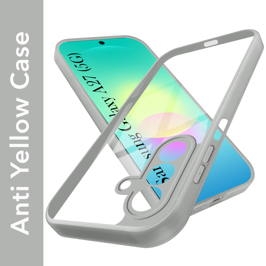For Samsung Galaxy A27 5G | Samsung Galaxy M47 5G Back Cover Case Ultra-Hybrid (Lifetime Anti Yellow | Anti Scratch | Crystal Clear Shockproof)
