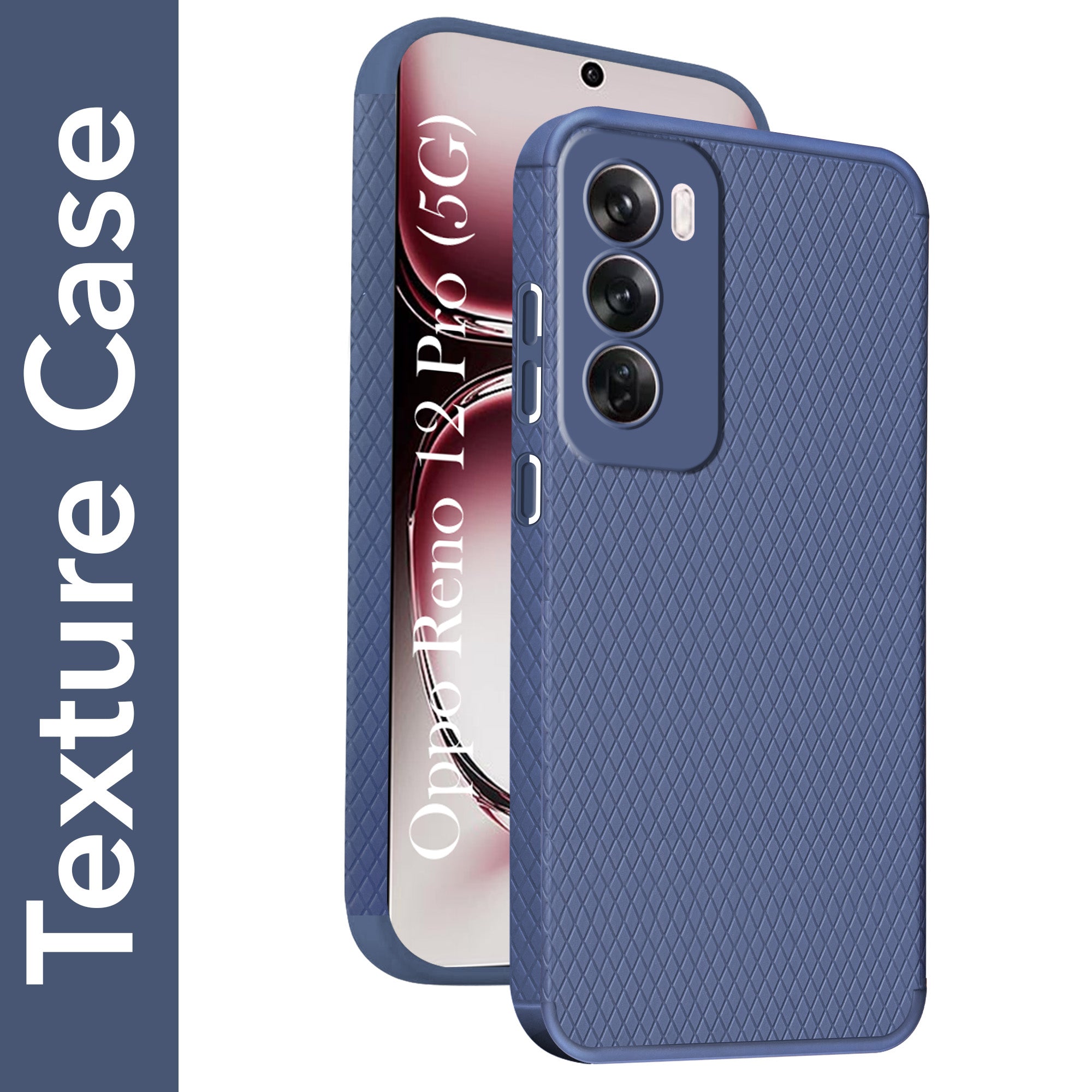 For Oppo Reno12 Pro 5G | Oppo Reno 12 Pro 5G Back Cover Case (Liquid Silicone | Side Grip | Camera Protection)