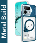 For Realme 16T 5G Metallic Back Cover Case (Metallic Camera Protection & Buttons | Translucent Milky Shade | Hard Polycarbonate)
