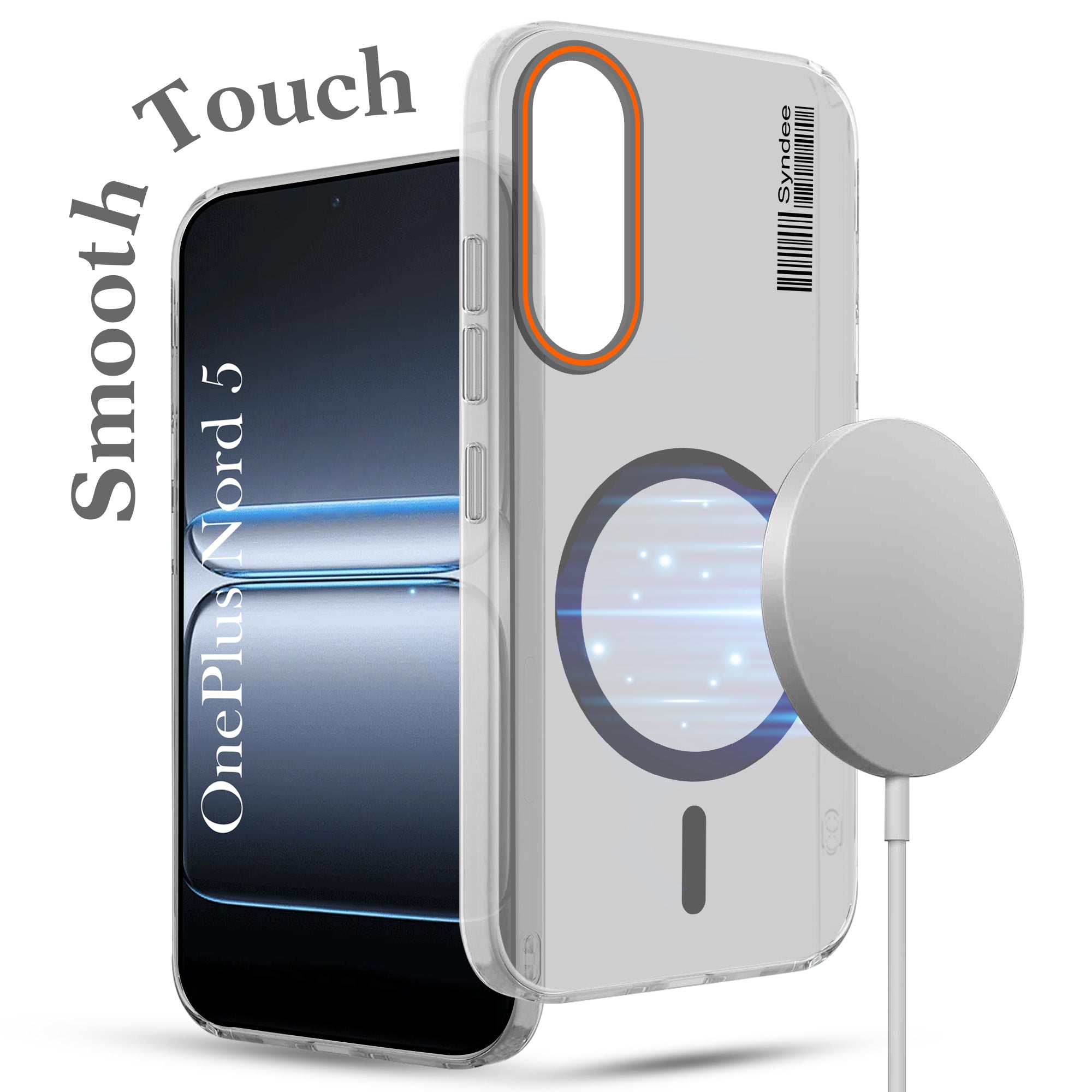 For Oneplus Nord 5 Back Cover Case (Soft Touch | Camera Bump Protection | MagSafe Compatible | Matte Finish)