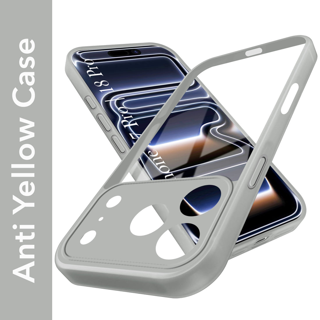 For iPhone 17 Pro | iPhone 18 Pro Back Cover Case Ultra-Hybrid (Lifetime Anti Yellow | Anti Scratch | Crystal Clear Shockproof)