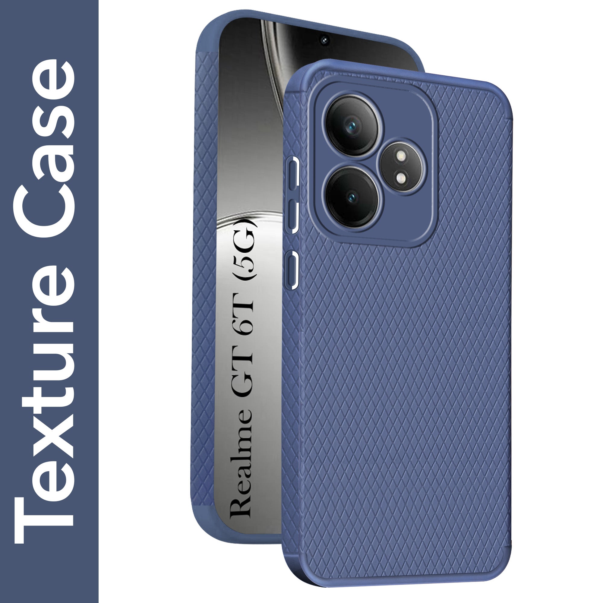 For Realme  GT 6 | GT 6T 5G Back Cover Case (Liquid Silicone | Side Grip | Camera Protection)