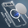 For Vivo X300 FE Back Cover Case Lifetime Anti-Yellow MagSafe Compatible Clear (Sleek Hard Crystal | Shockproof and Camera Protection)