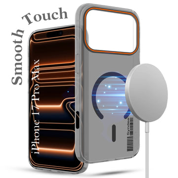 For Apple iPhone 17 Pro Max Back Cover Case (Soft Touch | Camera Bump Protection | MagSafe Compatible | Matte Finish)