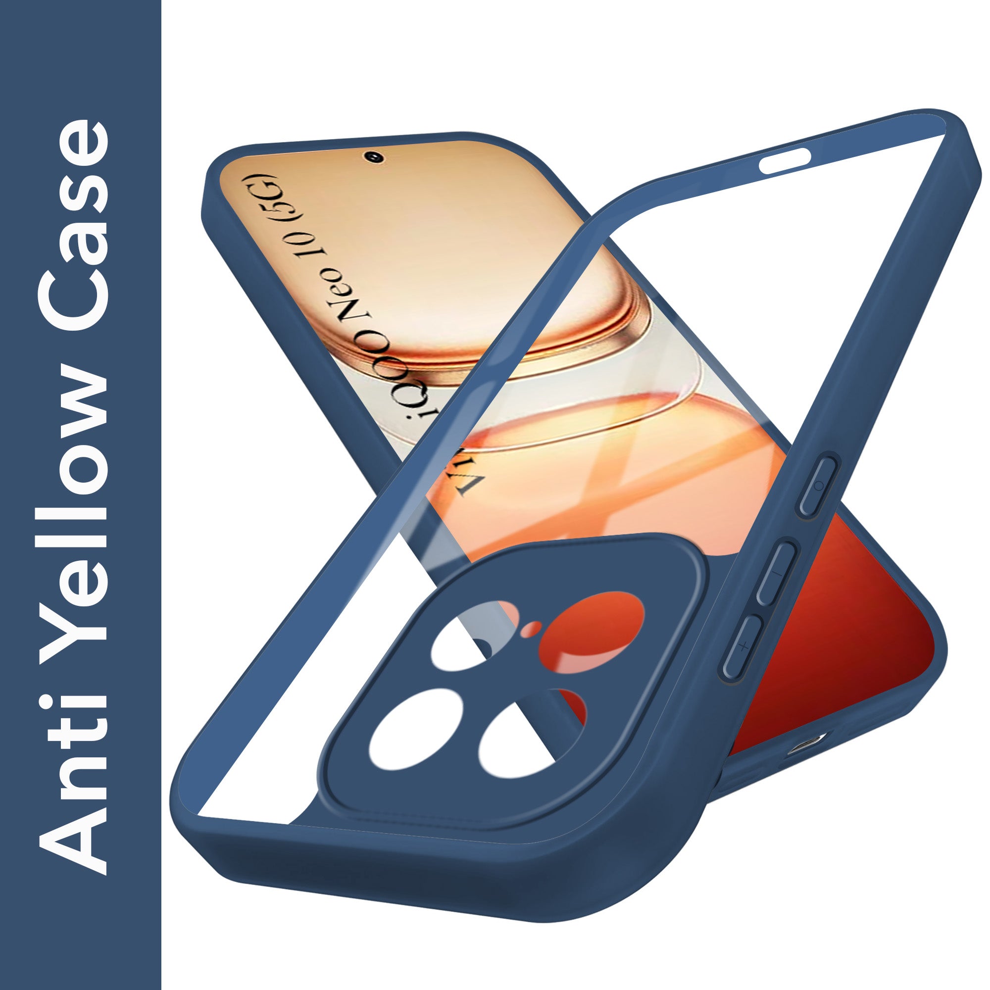 For Vivo iQOO Neo 10 Back Cover Case Ultra-Hybrid (Lifetime Anti Yellow | Anti Scratch | Crystal Clear Shockproof)