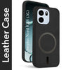 For Oneplus Nord CE 6 Back Cover Case Leather Finish (MagSafe Compatible Wireless Charging | Soft Touch | Camera Bump Protection)