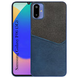 For Samsung Galaxy F06 | Samsung Galaxy M06 Back Cover Case (Dual PU Leather Stitch | Professional Minimalist | Soft and Flexible)