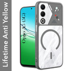 For Oppo A5 5G Back Cover Case Lifetime Anti-Yellow Clear (Camera Protection | Side Grip | Wireless MagSafe Compatible)