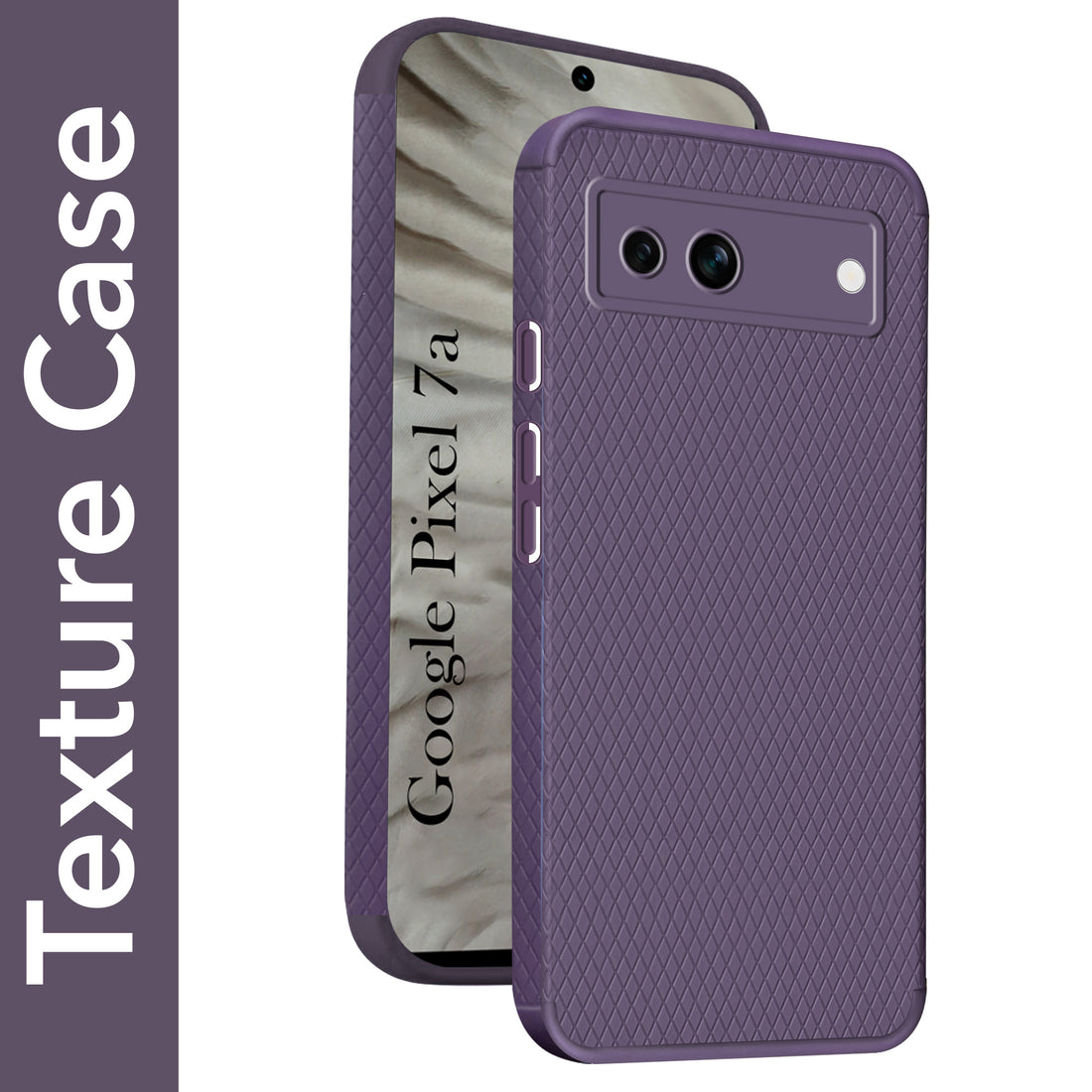 For Google Pixel 7a Back Cover Case Liquid Silicone (Camera Protection | Side Grip Texture | Soft and Flexible)