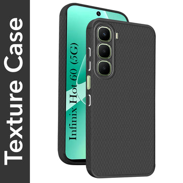 For Infinix Hot 60 5G Back Cover Case (Liquid Silicone | Side Grip | Camera Protection)