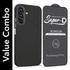 For Samsung Galaxy F70 Pro 5G Combo with Back Cover and 9H Tempered Glass (Liquid Silicone | Camera Protection | Oleophobic Coating Screen Glass)