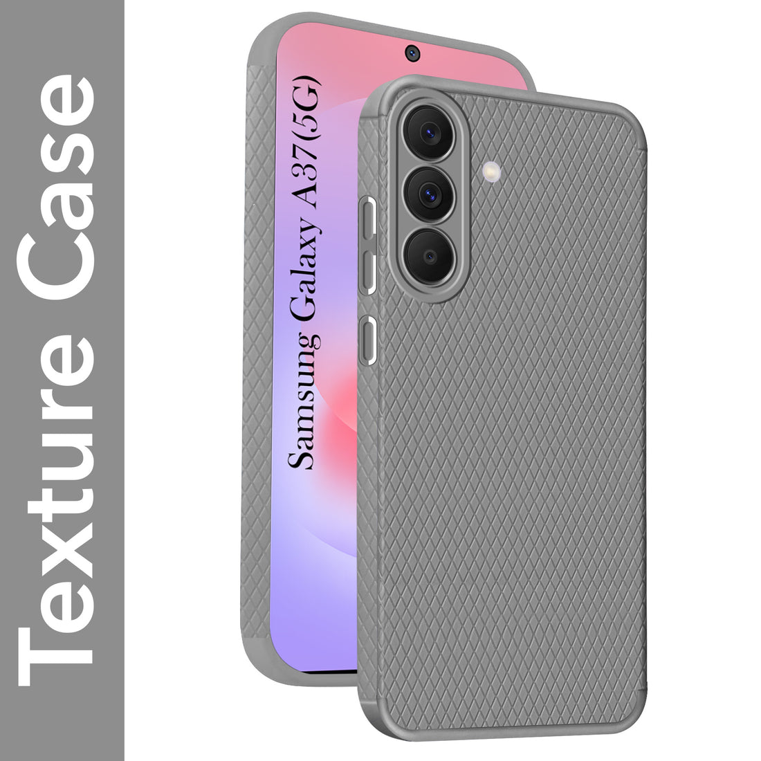 For Samsung Galaxy A37 5G Back Cover Case Liquid Silicone (Camera Protection | Side Grip Texture | Soft and Flexible)