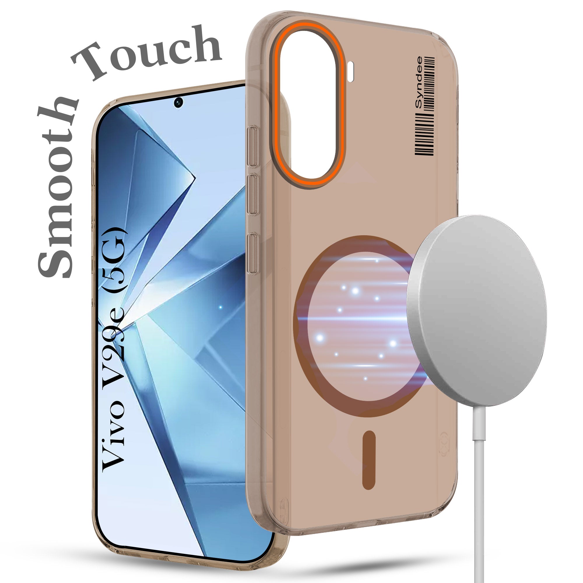 For Vivo V29e 5G Back Cover Case (Soft Touch | Camera Bump Protection | MagSafe Compatible | Matte Finish)
