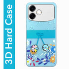 For Oppo F33 Pro 5G Back Cover Case (3D Cute Cartoons | Hard Back Side Soft | Matte Premium Finish | HD Printing)
