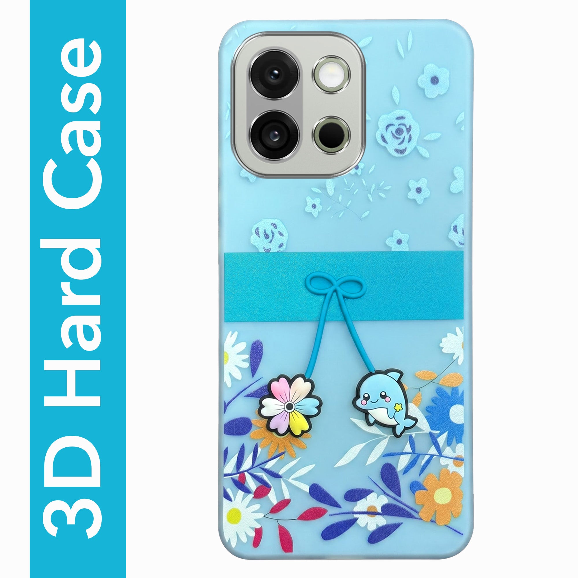 For OnePlus 13S Back Cover Case (3D Cute Cartoons | Hard Back Side Soft | Matte Premium Finish | HD Printing)