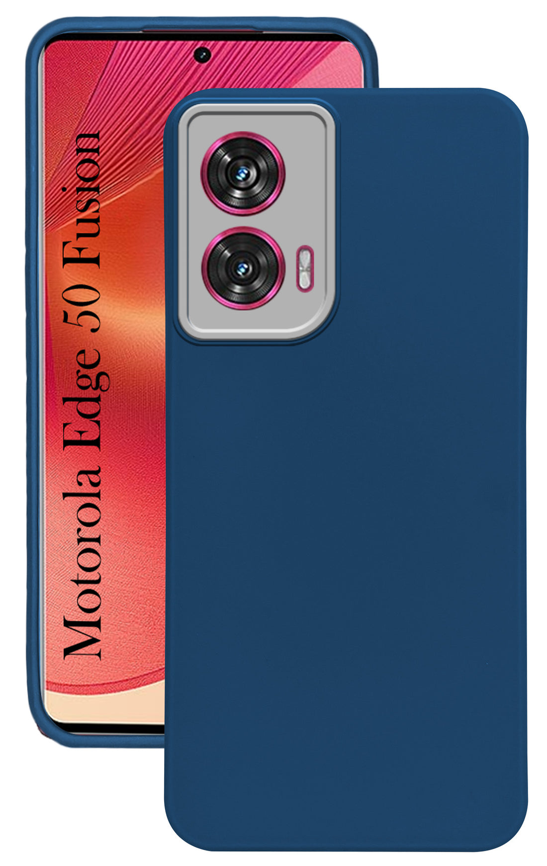 For Motorola Moto Edge 50 Fusion (Dual Color Matte Finish | Full Camera Protection | Sleek and Professional)