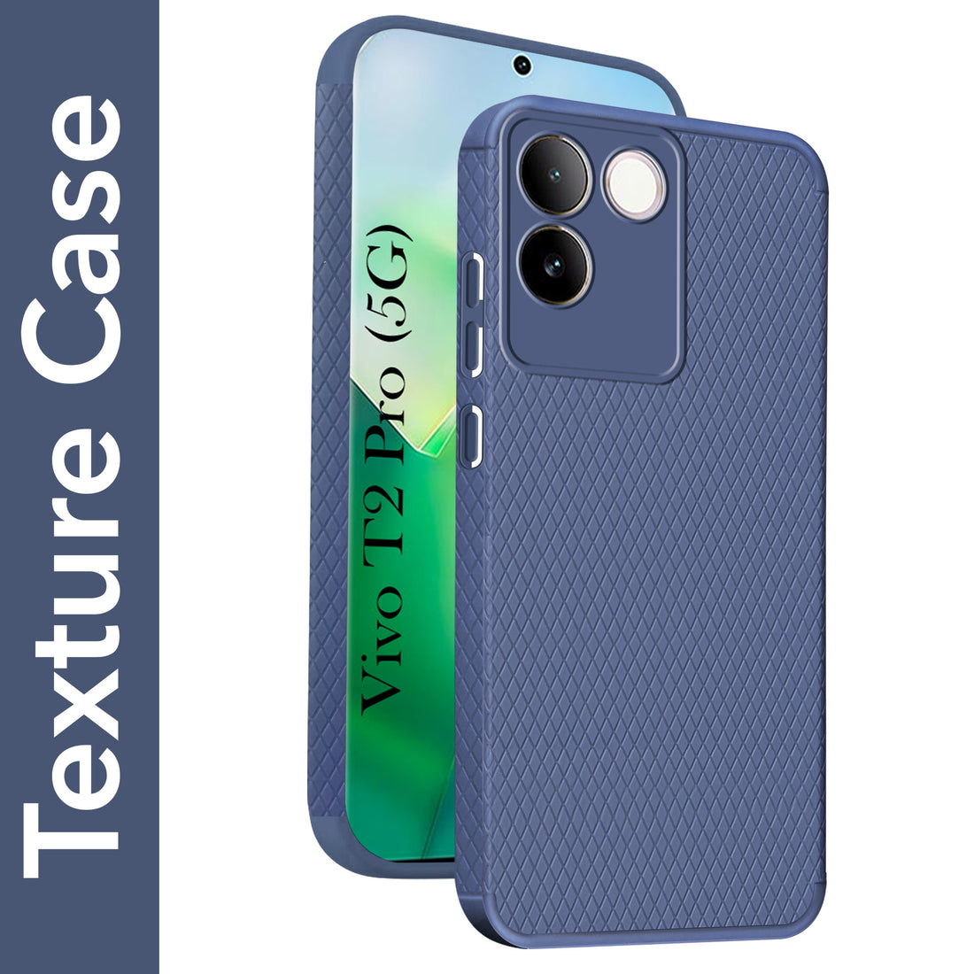 For Vivo T2 Pro Back Cover Case (Liquid Silicone | Side Grip | Camera Protection)