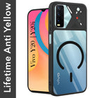 For Vivo Y20 | Y20i Back Cover Case Lifetime Anti-Yellow Clear (Camera Protection | Side Grip | Wireless MagSafe Compatible)