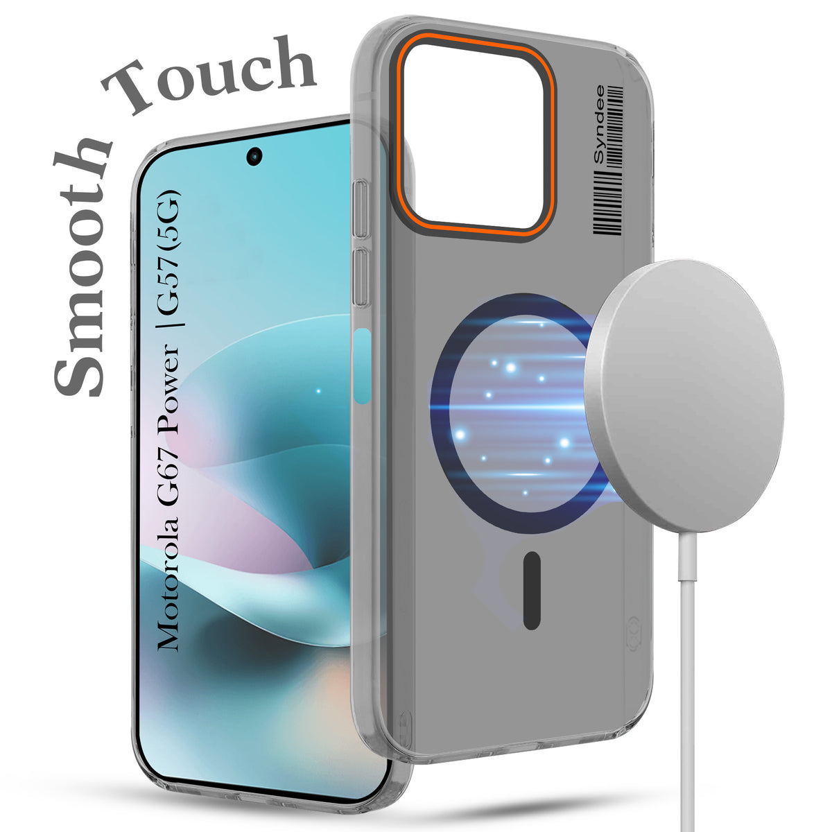 For Motorola Moto G67 Power | G57 Power Back Cover Case (Soft Touch | Camera Bump Protection | MagSafe Compatible | Matte Finish)