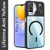 For Vivo Y51 (2020) Back Cover Case Lifetime Anti-Yellow Clear (Camera Protection | Side Grip | Wireless MagSafe Compatible)