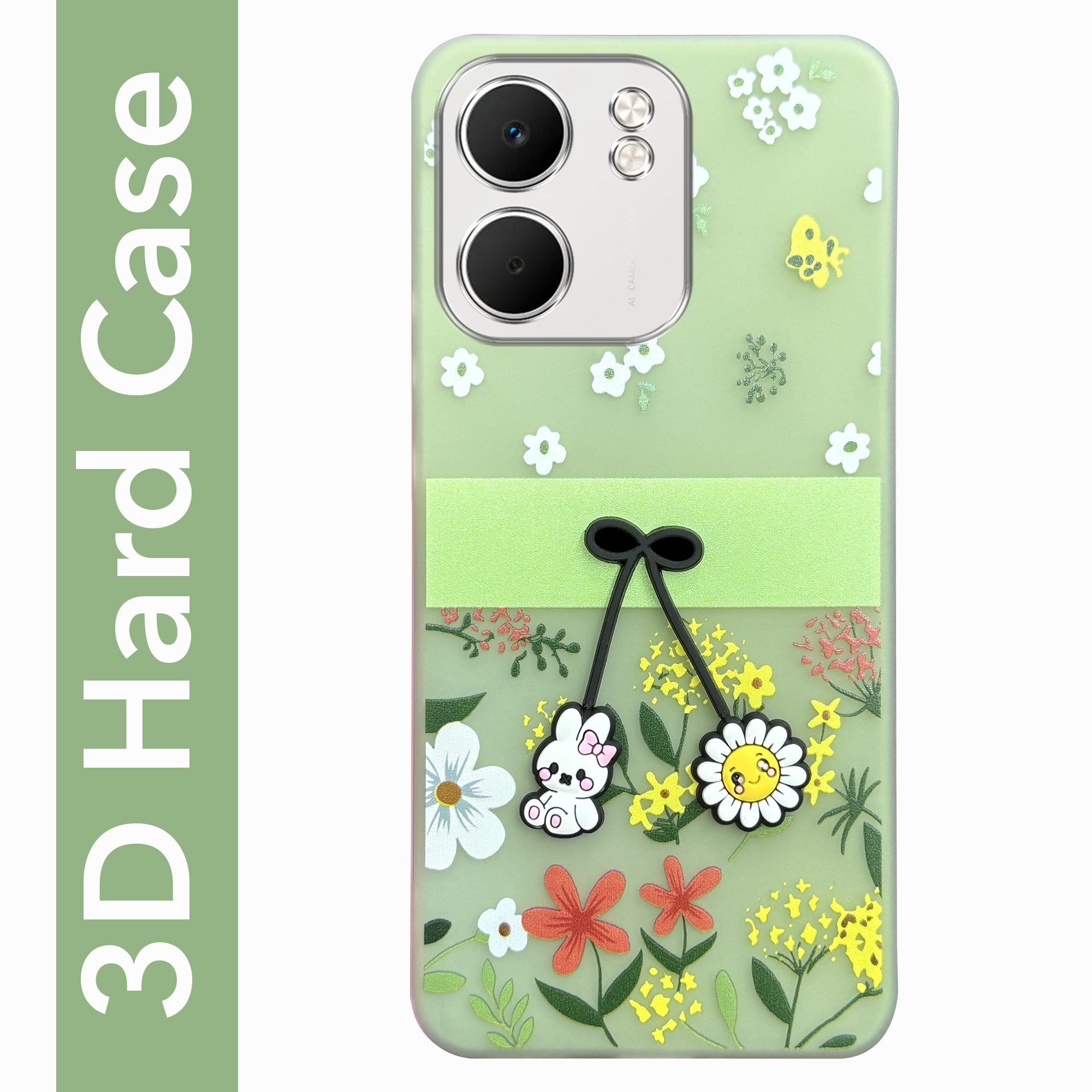 For Oppo A5X Back Cover Case (3D Cute Cartoons | Hard Back Side Soft | Matte Premium Finish | HD Printing) (Copy)