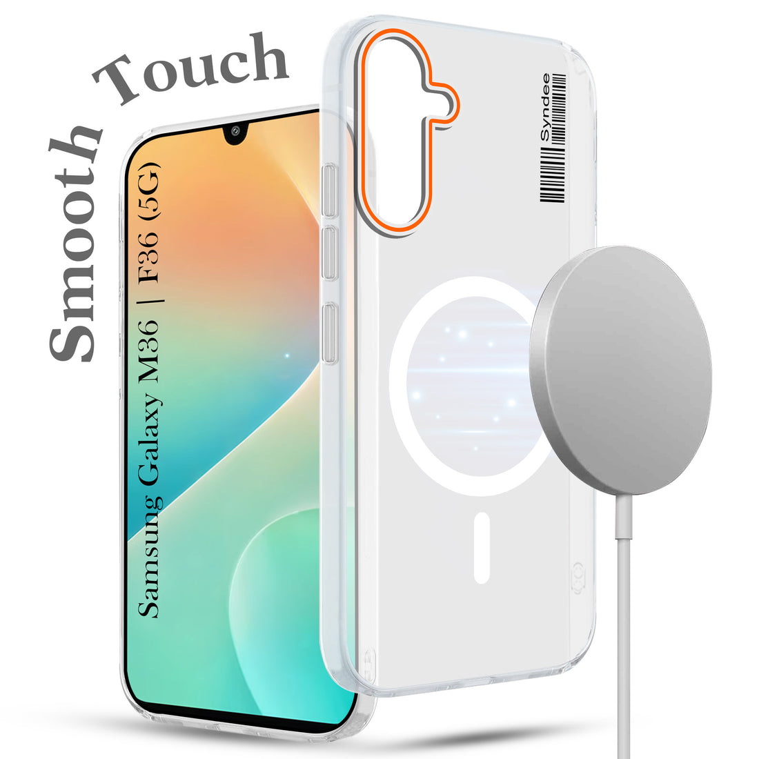 For Samsung Galaxy M36 | Samsung Galaxy F36 Back Cover Case (Soft Touch | Camera Bump Protection | MagSafe Compatible | Matte Finish)