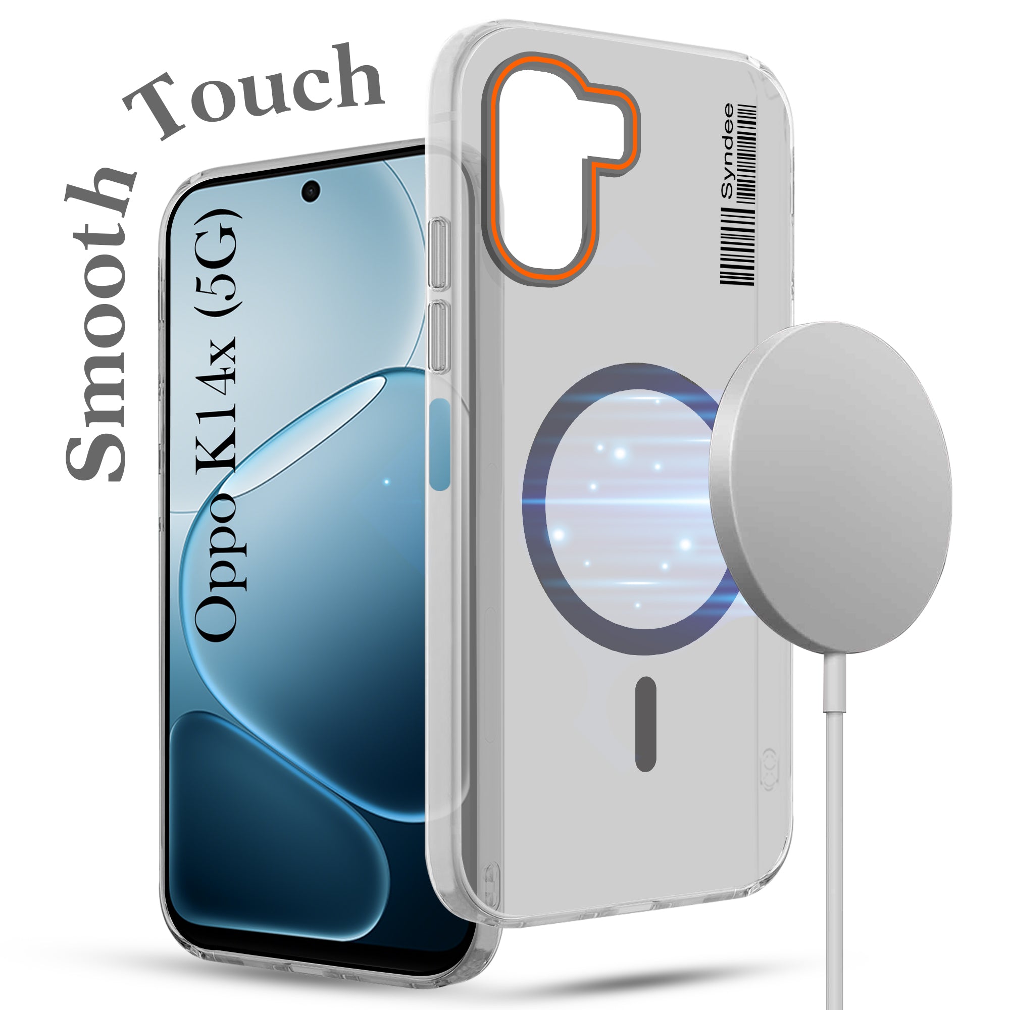 For Oppo K14x 5G Back Cover Case (Soft Touch | Camera Bump Protection | MagSafe Compatible | Matte Finish)