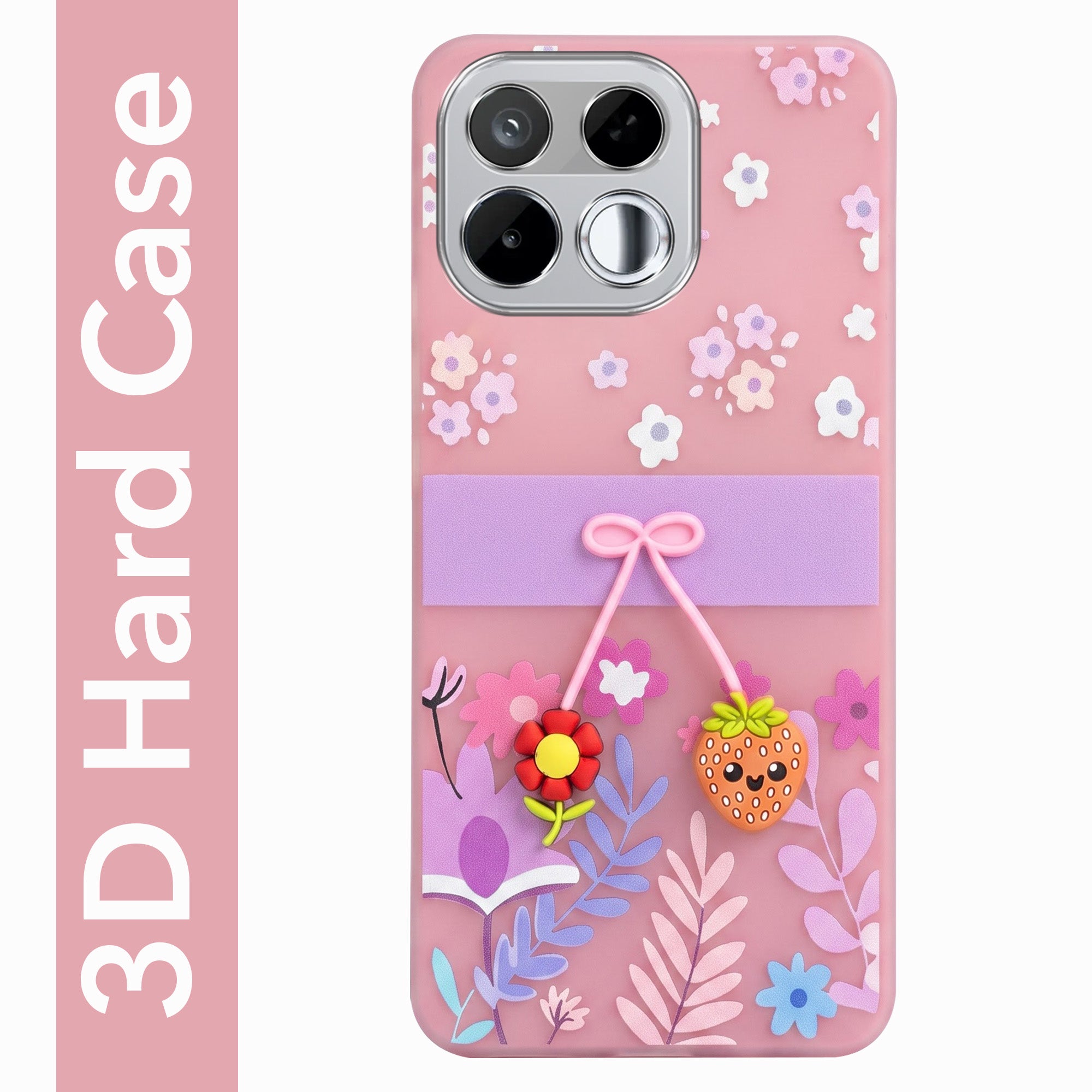 For Realme 16T 5G Back Cover Case (3D Cute Cartoons | Hard Back Side Soft | Matte Premium Finish | HD Printing)