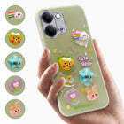 For Vivo Y05 4G | Vivo T5 Lite 5G Back Cover Case (3D Cute Cartoons | Hard Back Side Soft | Matte Premium Finish | HD Printing)