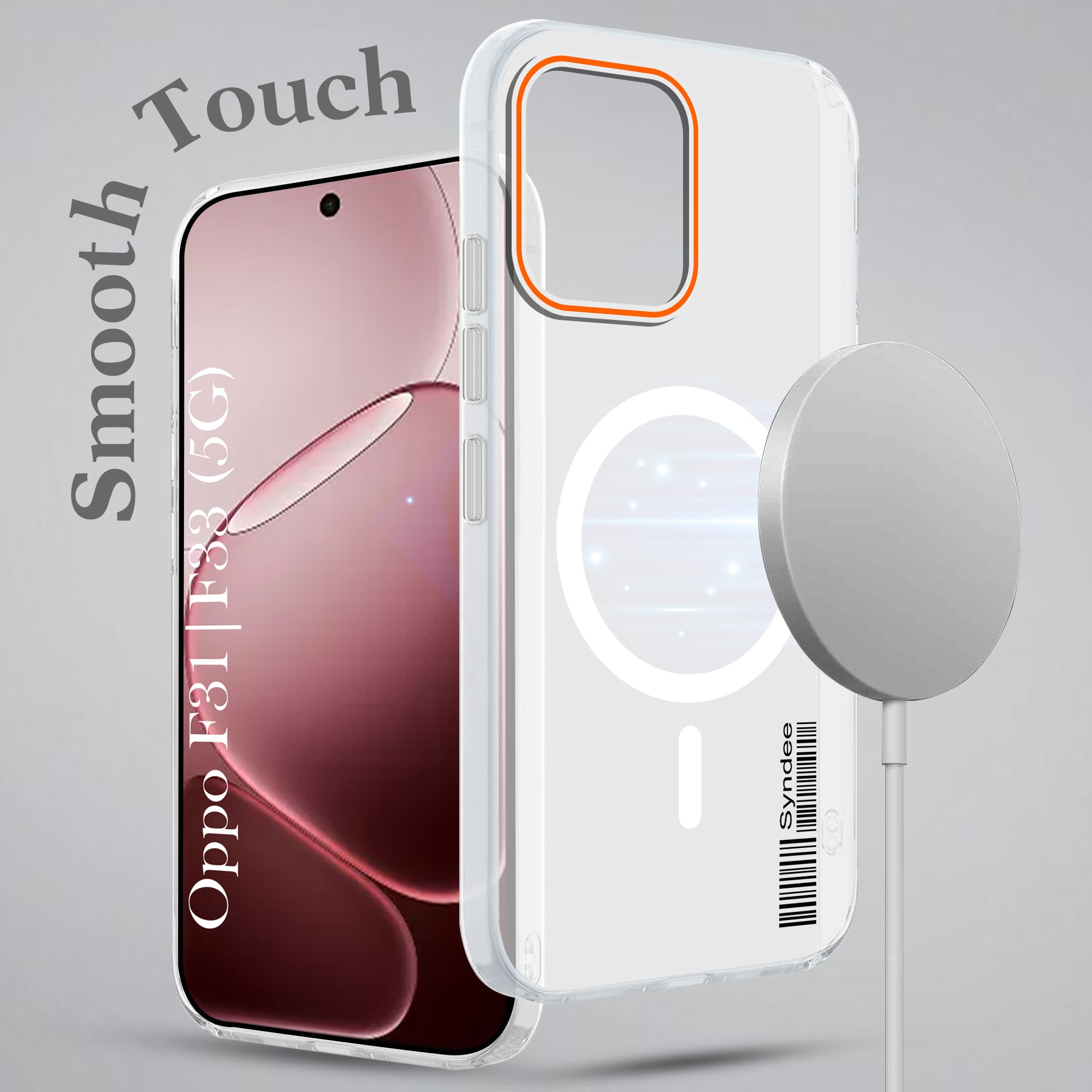 For Oppo F31 5G | Oppo F33 5G Back Cover Case (Soft Touch | Camera Bump Protection | MagSafe Compatible | Matte Finish)
