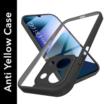 For Poco C85 5G Back Cover Case Ultra-Hybrid (Lifetime Anti Yellow | Anti Scratch | Crystal Clear Shockproof)