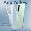For OnePlus Nord CE 6 Lite Back Cover Lifetime Anti-Yellow Clear (Sleek Hard Crystal | Shockproof and Camera Protection)