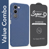 For Oppo A5 5G Combo with Back Cover and 9H Tempered Glass (Liquid Silicone | Camera Protection | Oleophobic Coating Screen Glass)