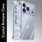For Apple iPhone 18 Pro Back Cover Shockproof Crystal-Clear (Drop & Camera Protection | Hard Polycarbonate)