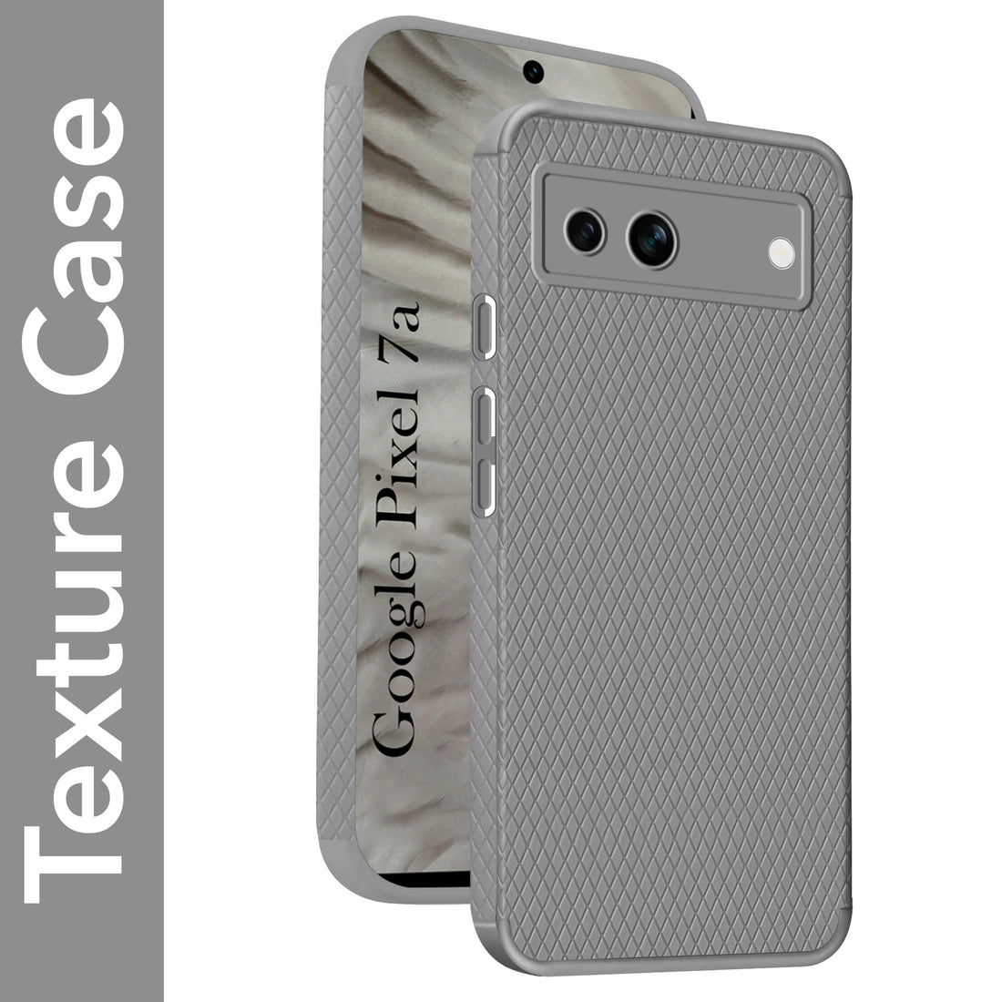 For Google Pixel 7a Back Cover Case Liquid Silicone (Camera Protection | Side Grip Texture | Soft and Flexible)