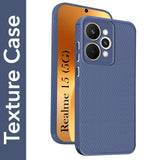 For Realme 15 Back Cover Case (Camera Protection | Side Grip Texture | Soft and Flexible)