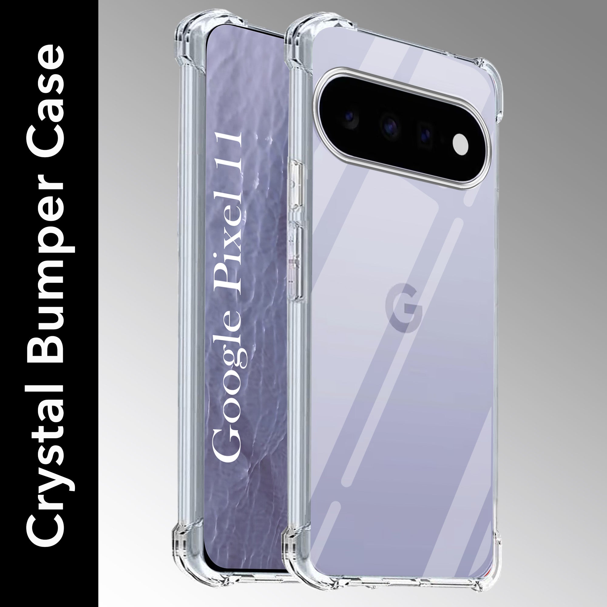 For Google Pixel 11 Back Cover Shockproof Crystal-Clear (Drop & Camera Protection | Hard Polycarbonate)