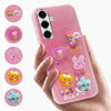 For Samsung Galaxy S24 FE Back Cover Case (3D Cute Cartoons | Hard Back Side Soft | Matte Premium Finish | HD Printing)